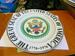 THE GREAT SEAL OF THE UNITED STATES OF AMERICA DECORATIVE 10" PLATE | eBay