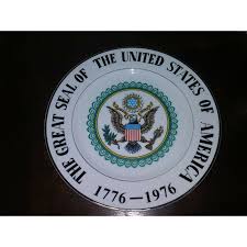 The Great Seal of the United States of America Plate Made in Japan - Etsy