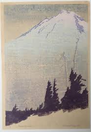 Wendell Corwin Chase - Mount Baker / Koma Kulsham, Washington State at 1stDibs | wendell corwin chase, wendell chase, koma kulshan