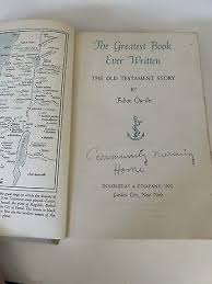 The Greatest Book Ever Written:The Old Testament Story by Fulton Oursler 1951 | eBay