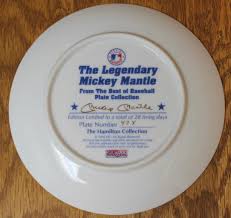 1992 Sports Impressions Mickey Mantle Collector Plate ...