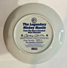 1992 Hamilton Collection The Legendary Mickey Mantle Best of ...