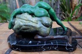 Original Figural Sculpture Hand Cast Artisan Bronze Nude Bodies Entwined | eBay