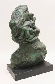 Sold at Auction: Auguste Rodin, Auguste Rodin "Hand of God" Chalk ware Sculpture