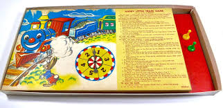 Happy Little Train Game by Milton Bradley Company, Circa ...