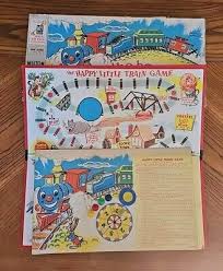 Vintage The Happy Little Train Game 1957 Milton Bradley ...