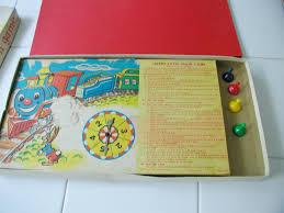 1957 the Happy Little Train Game - Milton Bradley 4959 ...