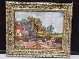 SET OF 3-VINTGAE DECOREL FINE ART ORNATE GOLD FRAMED OLD MASTER COUNRY SCENES | eBay