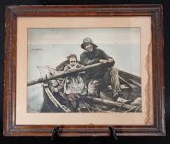 Emile Renouf "the Helping Hand" Framed Print