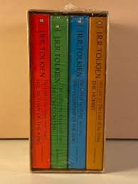 1980s SEALED Paperback Book Box Set, J. R. R. Tolkien the Hobbit and the Lord of the Rings, Vintage Books, Bookshelf Decor, Free Shipping - Etsy