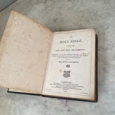 Antique Cambridge University Press Authorised Bible AV Dated 1872 - Etsy