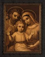 Holy Family (Antique) Framed Art - Nelson Gifts Wholesale