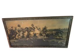 Antique Horse & Riders Framed Print | eBay