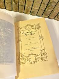 Doran's Works-19 Antique Volumes Gilt Feathered Marble- Edition de Luxe 387/1000 | eBay