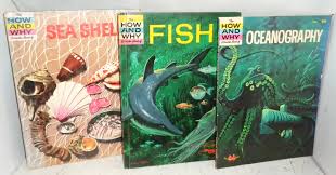How &Why Wonder Book Oceanography 1964 SC, Sea Shells 1961 ...
