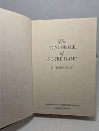 The Hunchback OF Notre Dame (international Collectors Library) by Victor Hugo - Hardcover This Extraordinary Historical Novel, Set in Me - Etsy