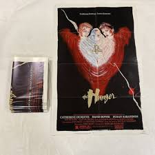 NOS* 1983 THE HUNGER UNUSED ORIGINAL 27X41 ONE SHEET MOVIE ...