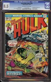 Incredible Hulk # 180 CGC 8.5 OW/W (Marvel 1974) 1st ...