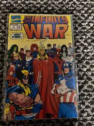 Infinity War #1 (Marvel 1992) Fold-Out Cover Warlock Thanos ...
