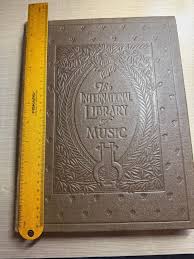 The International Library of Music Book4 - Etsy