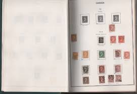 Canada stamp Album Harris 1859-1986 1400 stamps mh used cv ...