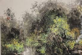 Sold at Auction: Weibao Wang, Wang Weibao (B.1942) Landscape