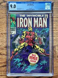 Invincible Iron Man #1 1968 Origin Retold Marvel Comics CGC ...