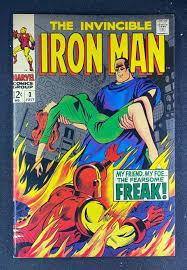 Iron Man (1968) #3 VF+ (8.5) Happy Hogan as the Freak Johnny ...