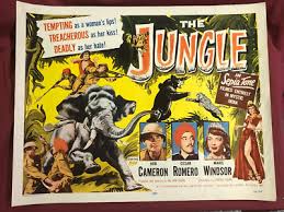JUNGLE HALF SHEET A MOVIE POSTER 1952 ROD CAMERON CESAR ROMERO | eBay