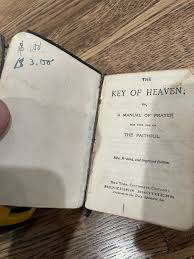The Key Of Heaven - A Manual Of Prayers book 1899 Antique NL ...