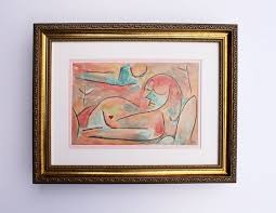 Original 1938 PAUL KLEE SIGNED Color Lithograph WINTER LOVE ...