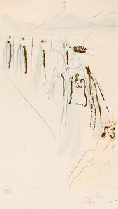 Salvador Dali handsigniert nummeriert Radierung mit Goldauflage "Des Königs.. | eBay