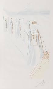 Salvador Dalí - Le Roi Marc from Tristan et Iseult, Framed Engraving by Salvador Dali For Sale at 1stDibs | salvador dali roi, salvador dali tristan et iseult, tristan et america