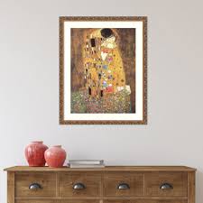 Vault W Artwork The Kiss (Le Baiser / Il Baccio), 1907 by Gustav Klimt - Picture Frame Graphic Art Print on Paper & Reviews | Wayfair