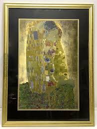 Sold at Auction: Gustav Klimt, Gustav Klimt “The Kiss” Print ...