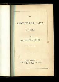 The Lady Of The Lake, Sir Walter Scott (Leavitt c. 1869) Leather, Very Fine. | eBay