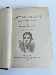 1890 Lady of the Lake and Other Poems by Sir Walter Scott - Etsy