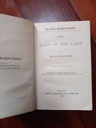 The Lady of the Lake Sir Walter Scott 1919 Antique Hardcover Moody School Book | eBay