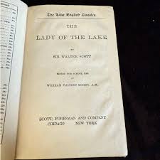 The Lady of the Lake by Sir Walter Scott | 1899 | Antiquarian Antique Vintage Books - Etsy