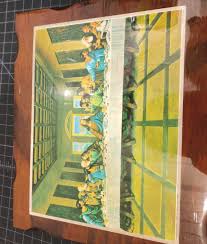 Vtg 1980 Scafa Tornabene The Last Supper Art Painted In ...