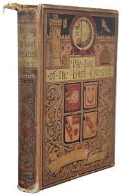 Antique 1887 Lay of the Last Minstrel Sir Walter Scott Book Shield Crest 10" | eBay