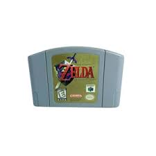 Vintage the Legend of Zelda Ocarina of Time Gold Nintendo 64 ...