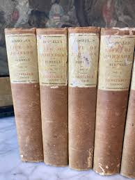 Antique Hardcover, Boswell's Life of Johnson, 6 Volume Set ...