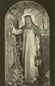 The Light of the World (depicting Christ carrying a lantern ...