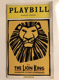 The Lion King 10 year Anniversary edition at The Minskoff ...