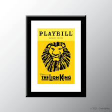 Playbill Covers - Etsy