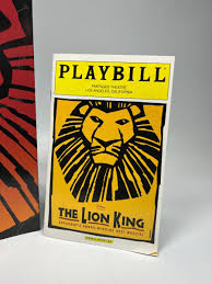The Lion King Broadway Musical Play Bill and Souvenir ...