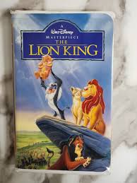 The Lion King Walt Disney - 1995 VHS Masterpiece Collection ...