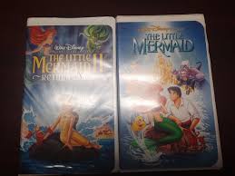 RARE BANNED Cover Disney The Little Mermaid 1 & 2 VHS #1 ...