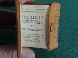 Antique Leather THE LITTLE WEBSTER 18000 Words Dictionary ...